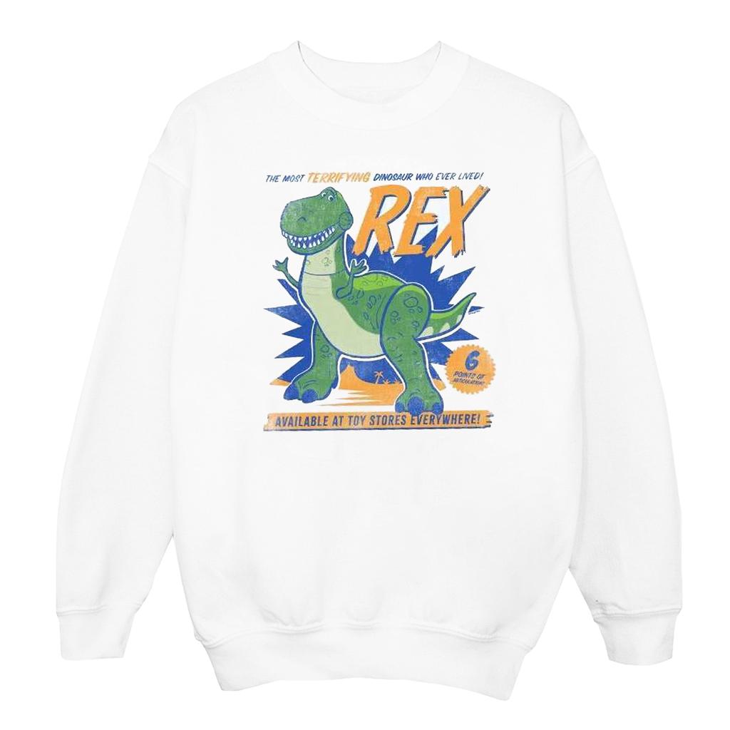 Disney Womens/Ladies Toy Story 4 Rex Terrifying Dinosaur Sweatshirt