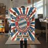 Custom Name Bayern Munich Flannel Blanket, High quality Comfortable for All Seasons, Home Decor, Warmth and Comfort