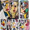 Abstract Portrait Art Painting Case For POCO X5 X3 X4 F5 Pro F3 F4 GT C40 M5s Phone Cover For Xiaomi 13 11T 12T Pro 12 Lite