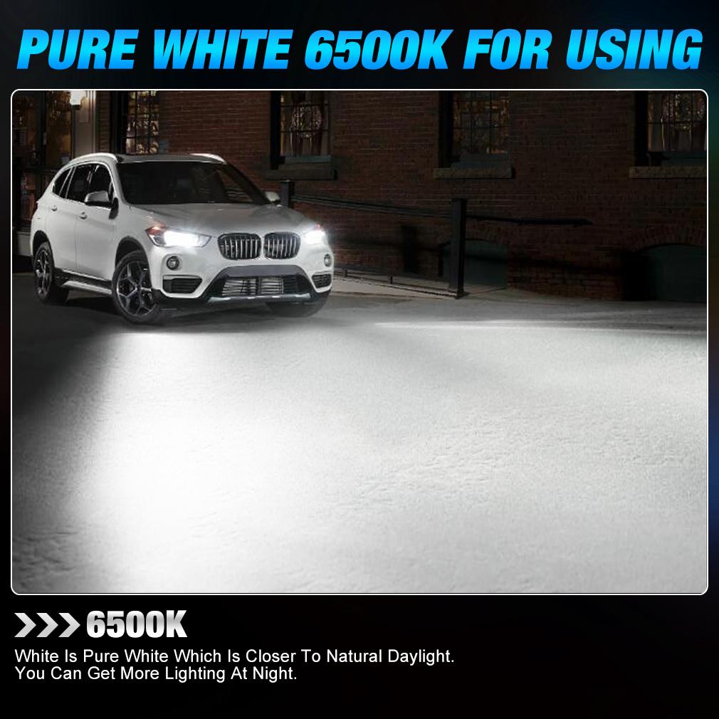 2Pcs 50000LM H4 H7 Led 3570 CSP H1 H8 H11 9005 HB3 9006 HB4 9012 Hir2 H13 9008 H3 Car Headlight Bulbs Canbus Auto Turbo Lamp 12V 6500K White