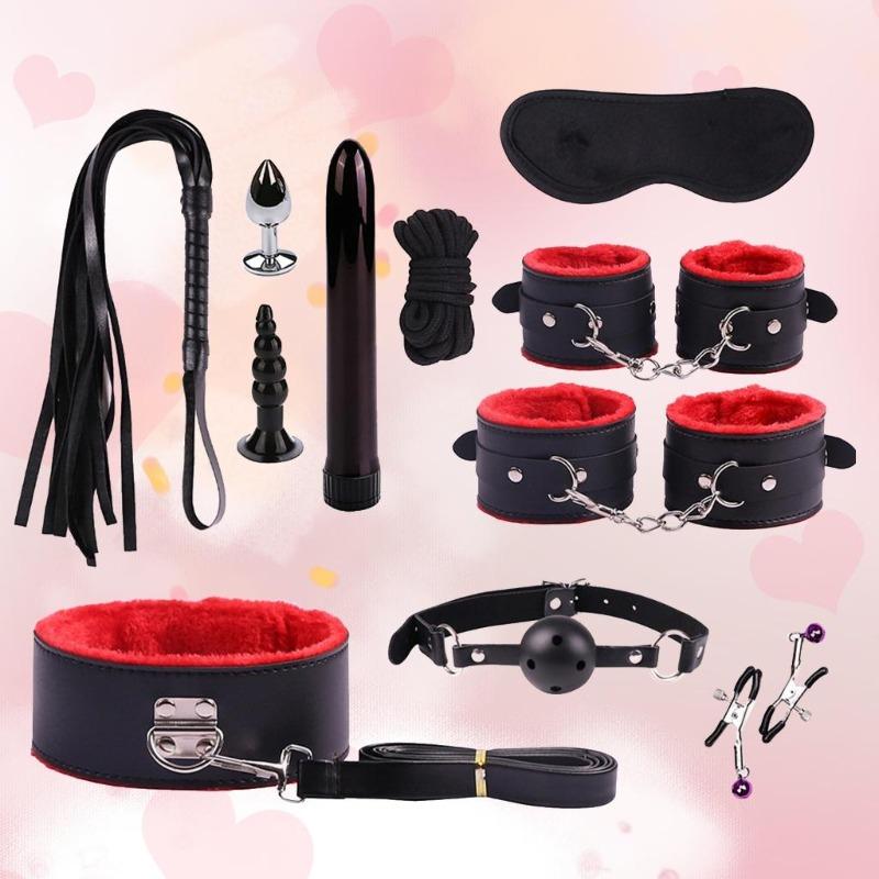 Секс-игрушки для пар для взрослых, эротические БДСМ-наборы, бондаж, наручники, секс-игры, кнут, кляп, SM, БДСМ-игрушки, зажимы для сосков, CYR