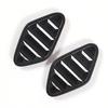Matte Black Dashboard Air Vent Outlet Cover Trim For Jaguar F-TYPE 2013-2024
