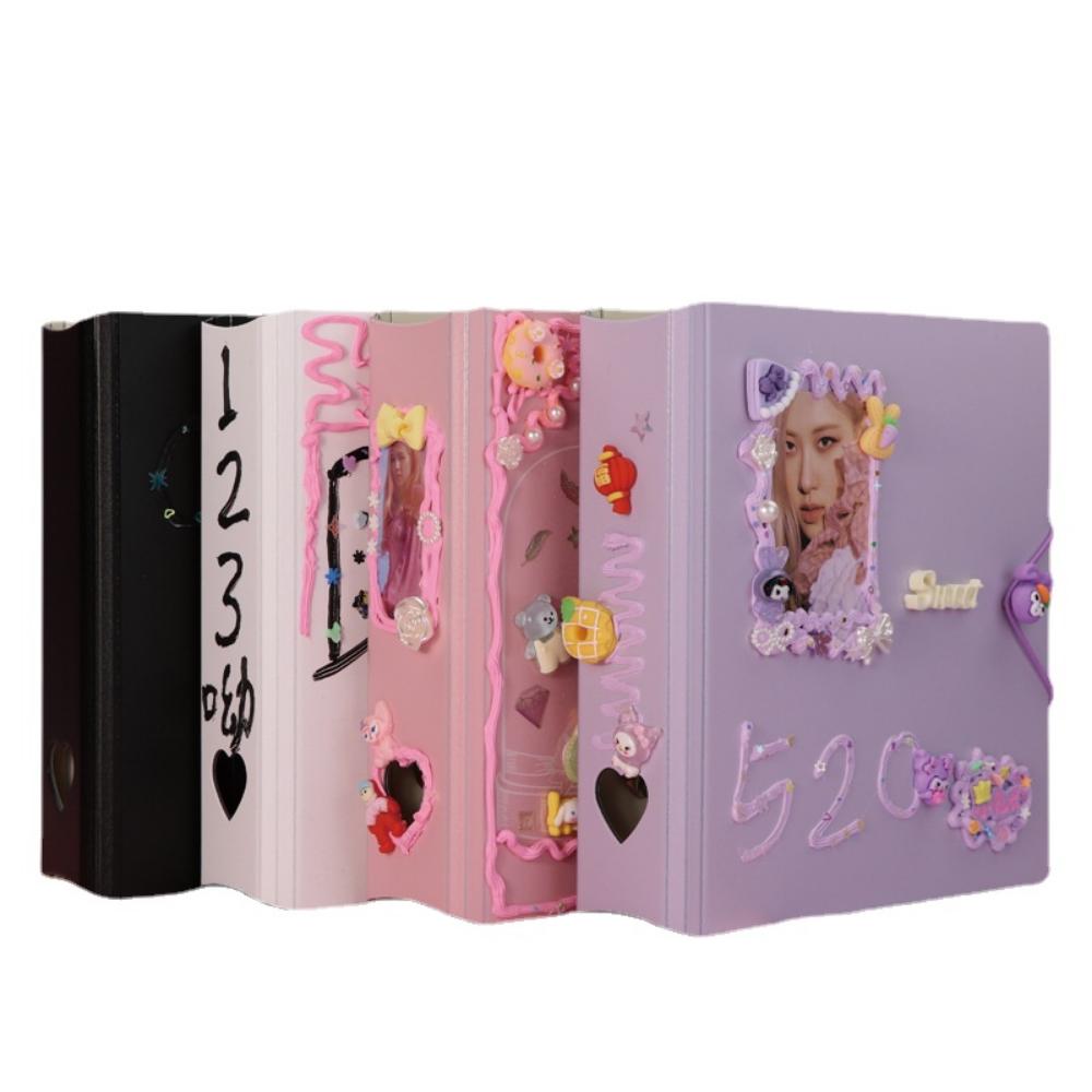 Kawaii D-образное кольцо 3 дюйма Kpop переплет для фотокарточек большой емкости идол фотокарточка альбом фотокарточки коллекционная книга