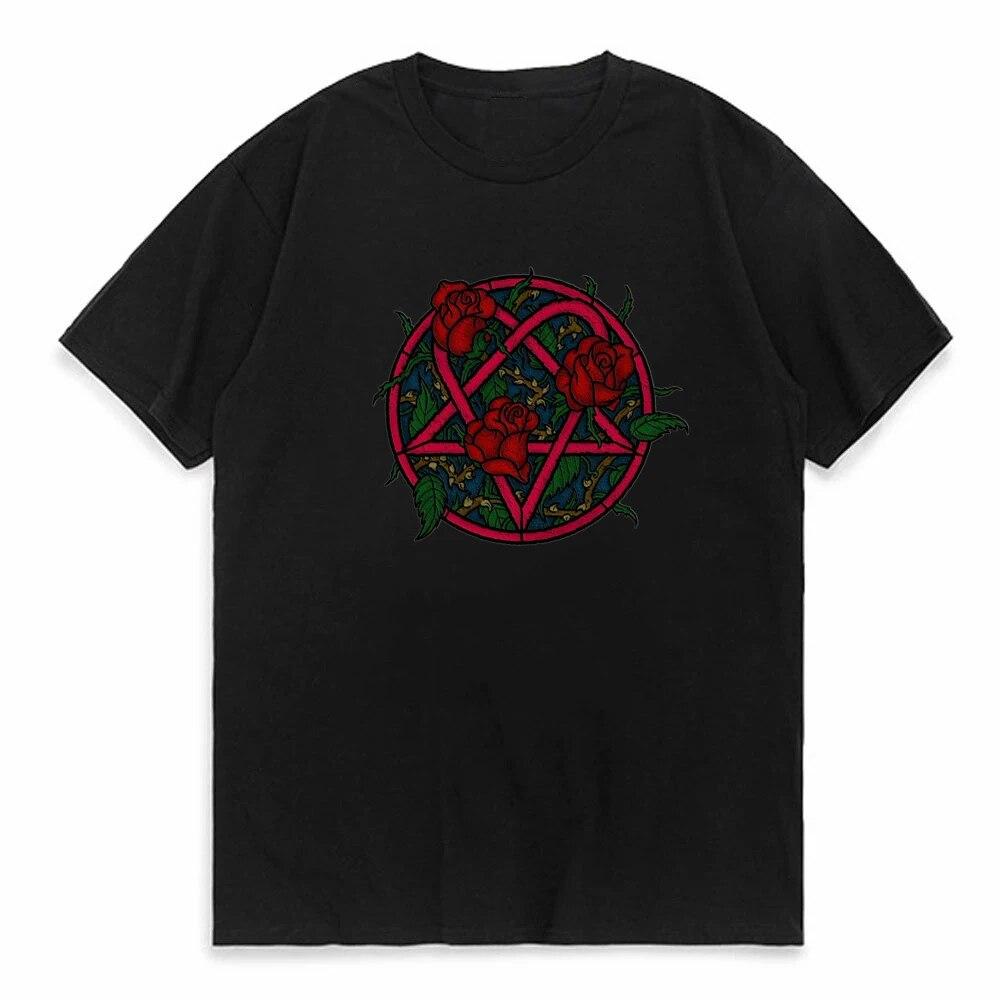 Destroy Lonely X Naivement Heartagram T Shirt Opium No Stylist Print Unisex Women Tshirt Cool Fashion Sweatshirt Streetwear Tops