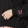 Puma С капюшоном, уличная модная повседневная модная толстовка с длинным рукавом, женская толстовка, черная 625165-01