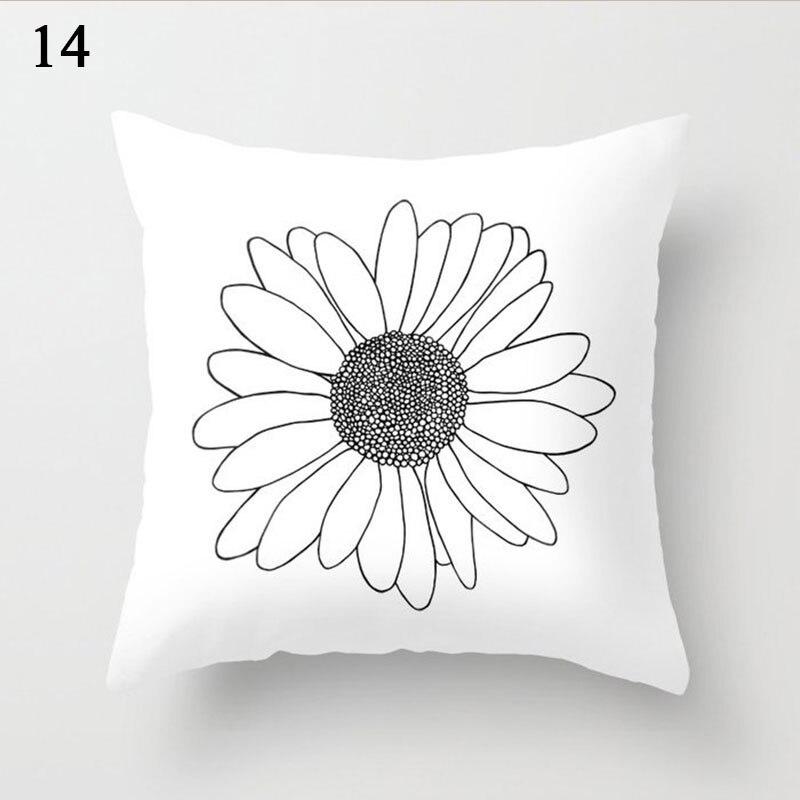 Daisy Cushion Cover Car Decoration Sofa Pillow Cover Home Goods Pillow Cover Pillow Cover Pillow Cover Hot Sale