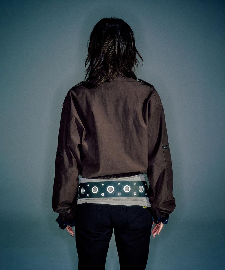 Vacant Archive Women Zaka Bomber Jacket Brown