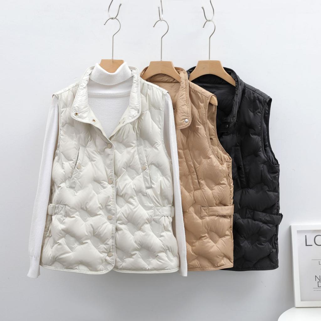МОДА холодная зима женская 90 флис прессованный клей однотонный зимний жилет женский жилет женский новый пуховик Одежда