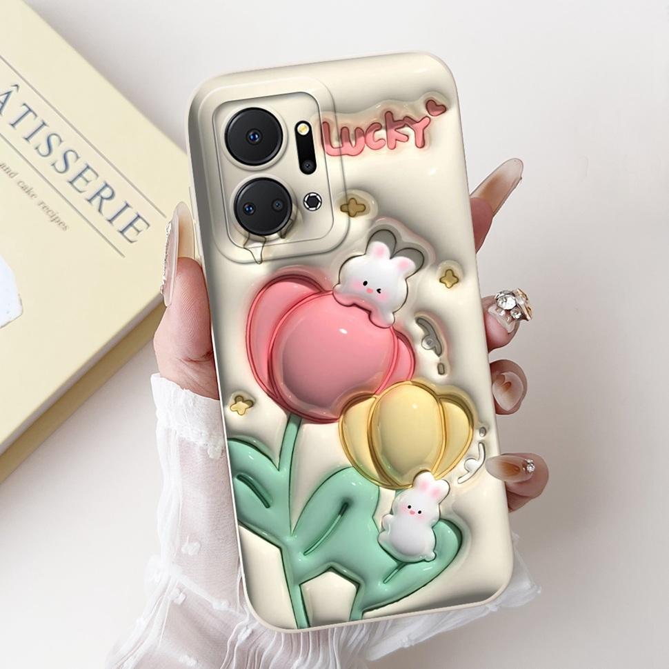 Роскошный painted чехол для Honor X7a 4G Case 2023 Силиконовый мягкий Fundas Чехол для телефона для Honor X7A X 7a HonorX7a Coque Capa