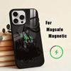 Чехол для телефона Game-W-World of W-Warcraft Для iPhone 17, 16, 15, 14, 13, 12, 11 Plus, Pro Магнитный Для Magsafe Беспроводная Зарядка