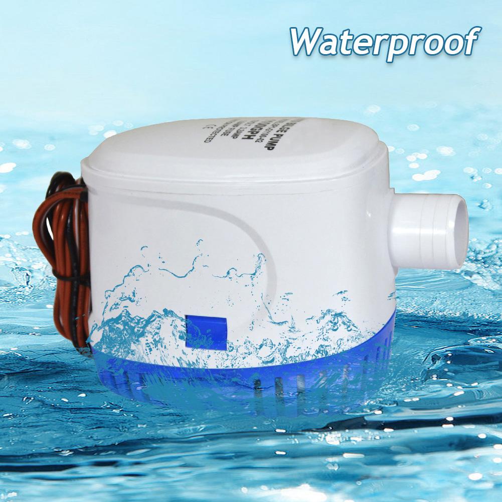 Автоматический погружной трюмный насос для лодки 12 В 24 В постоянного тока электрический морской водяной насос небольшой автоматический 600 галлонов в час 750 галлонов в час 1100 галлонов в час с переключателем