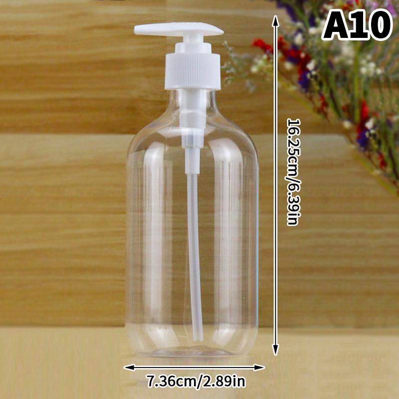 Portable Vacuum Press Type Spray Bottle Shampoo Bottle Empty Refillable Makeup Cosmetics For Cream Liquid Lotion Bottles