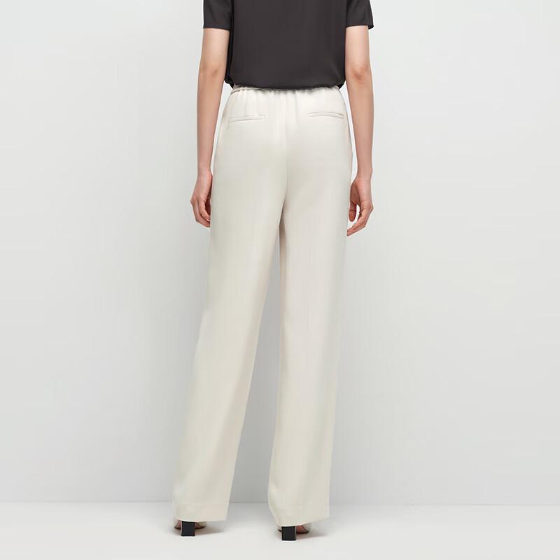 OVVOVV Women's Acetate Straight Casual Trousers