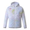 Mizuno N2JCB510 Thermal Charge Warmer Jacket for Competitive and White Size M (Padded) Swimming, Training, Travel, Marble, (MUGEN Graphic)