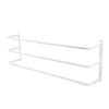 Rolled Towels Rack Three Tubes Iron Wall Mounted Bath Towel Holder Vertical Towel Rack for Bathroom