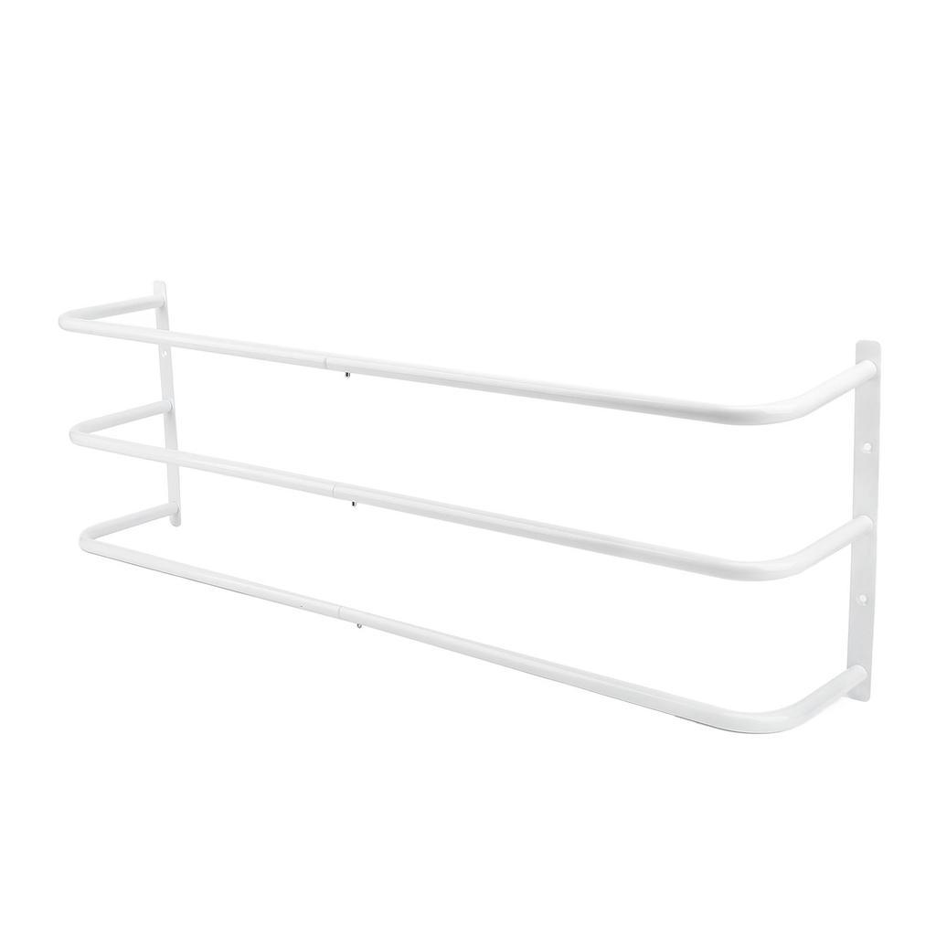 Rolled Towels Rack Three Tubes Iron Wall Mounted Bath Towel Holder Vertical Towel Rack for Bathroom