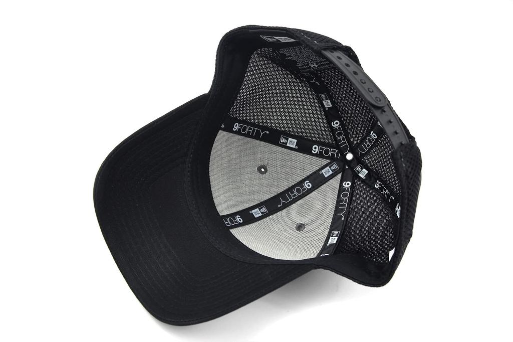 New Era 9FORTY Mesh Cap Snapback (CHARCOALBLACK)
