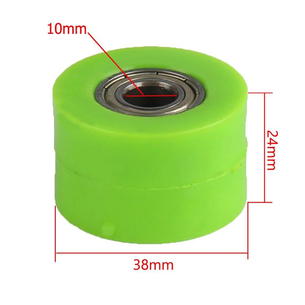 1PC 8mm/10mm Universal Motorcycle Chain Roller Tensioner Pulley, Chain Guide Wheel for Dirt Pit Street Bike ATV