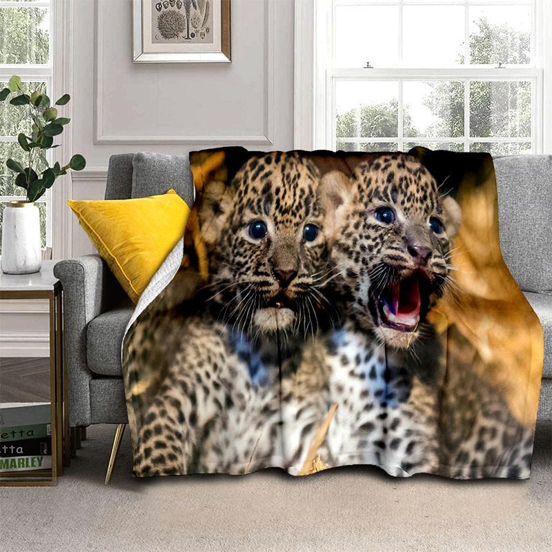 Одеяло с рисунком зверя, леопарда, гепарда, мягкое одеяло для дома, спальни, кровати, дивана, пикника, путешествия, офиса, одеяло, детское одеяло