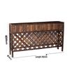 Antiseptic Wood Outdoor Planter Box & Fence