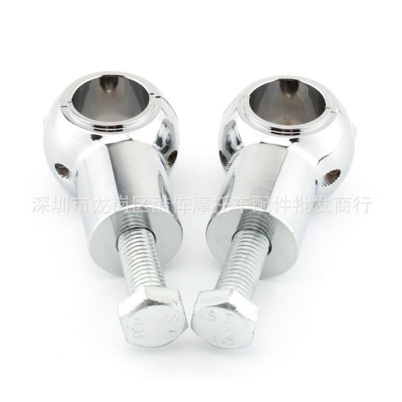 Harley-Davidson Handlebar Riser Spacer 2 Inch Tall Black Or Chrome Finish Universal Fit Touring Sportster Softail