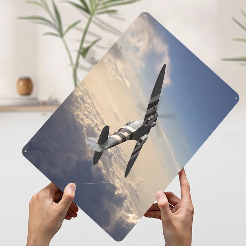 Supermarine Spitfire Mk PR XIX Постер Индивидуальные Винтажные Металлические Знаки Настенное Искусство Ретро Оловянная Табличка для Декора Мужской Комнаты Игровой