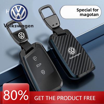 Для VOLKSWAGEN Новый Чехол-Оболочка из Кожи и Цинкового Сплава для Автомобильного Ключа Для VW Volkswagen Magotan Passat B8 Skoda Superb Kodiaq A7 Автомобильный Ключ