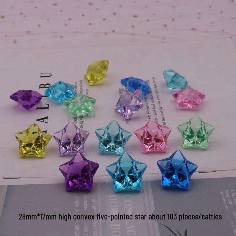 Kids' Gemstone Treasure Shell: Acrylic Diamond and Conch Archaeological Toy.