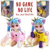 Новая аниме фигурка No Game No Life, настольная, милая, с ушками кошки, Широ, фигурка действия, украшения для комнаты, ПВХ, модель для коллекции взрослых, куклы, игрушки