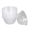 JINGRX Disposable Frosted Crystal Bowl & Plate Set