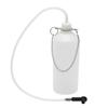 Transparent Brake Fluid Reservoir 1L Brake Bleeder Bottle with 60cm Hose & Universal Rubber Adapter Manual Brake Bleeder Device