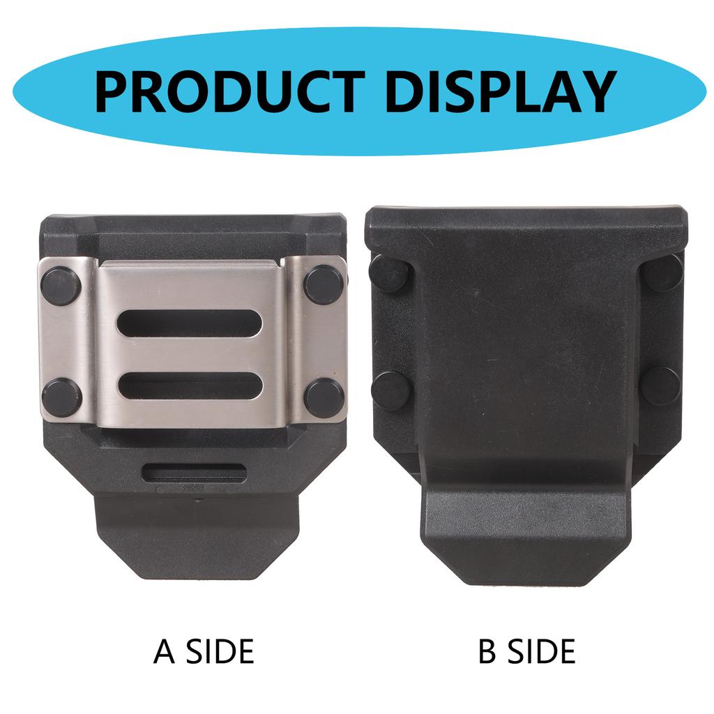 Belt Mounted Drill Holder Drill Belt Clip for Impact Drills Nail Guns Tape Measures Durable Steel Nylon Tool Holster