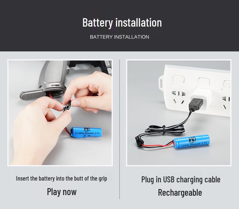 Электрический пистолет с мягкими пулями - Игрушечная снайперская винтовка M416 для детей