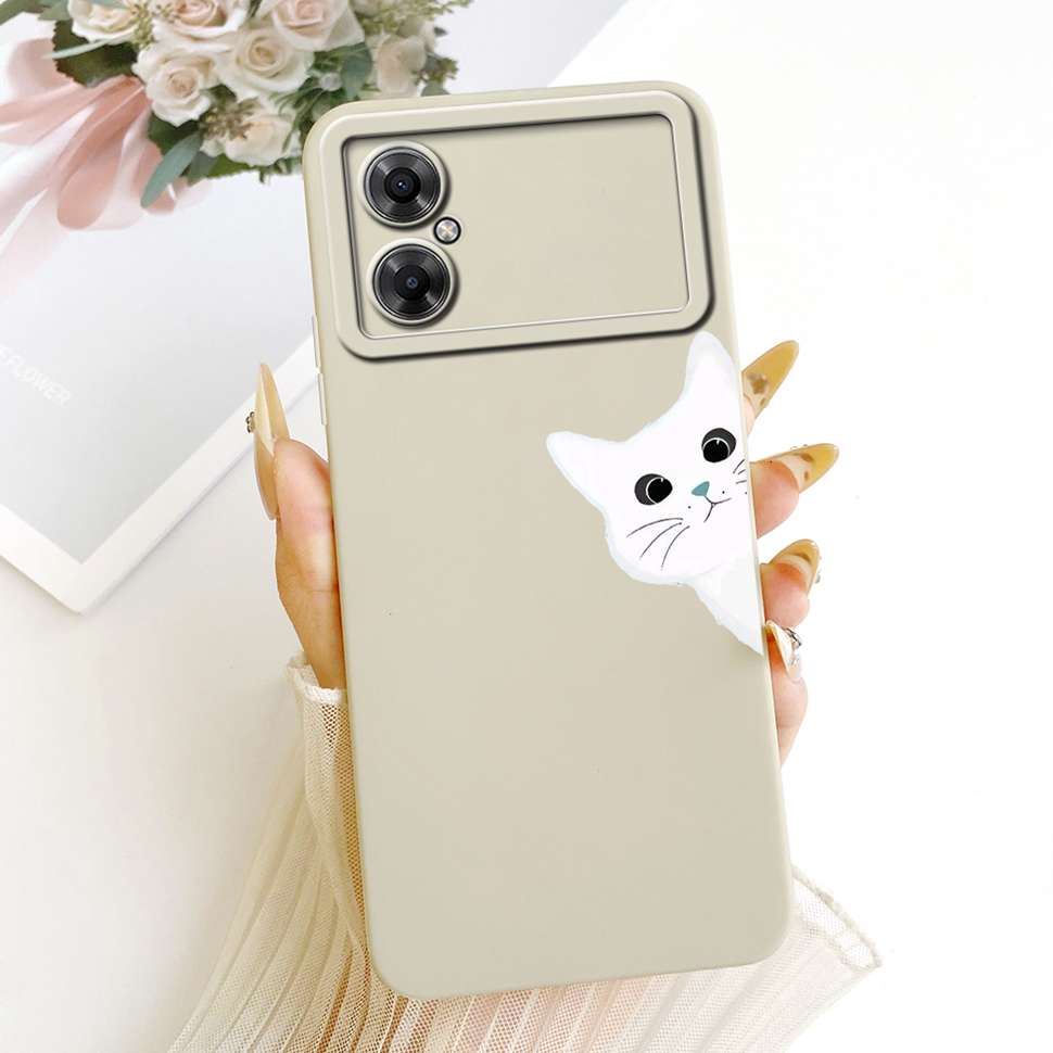 Sunflower Cartoon Cover For Xiaomi Poco M4 5G Cases Soft Silicone Phone Case For Xiaomi Poco M4 PocoM4 5G ShockProof Bumper