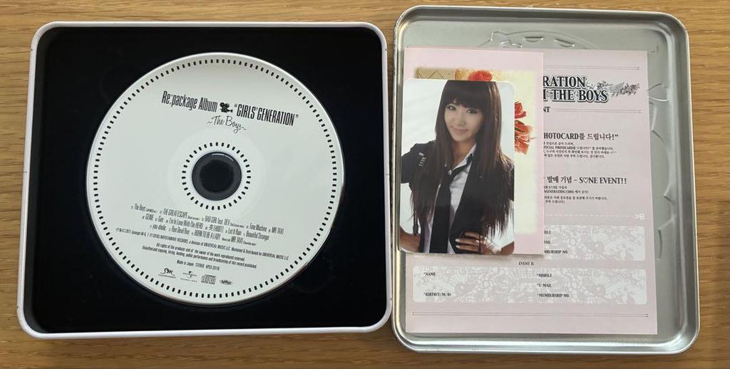[USED] Girls' Generation Korean Release Girls' Generation CD 3 Pieces