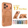 Для Magsafe Стенд Невидимый Жесткий Защитный Чехол для Телефона для IPhone 17Air 17 Pro Max 16 15 14 Plus 13 12 Pro Max Магнитная Крышка