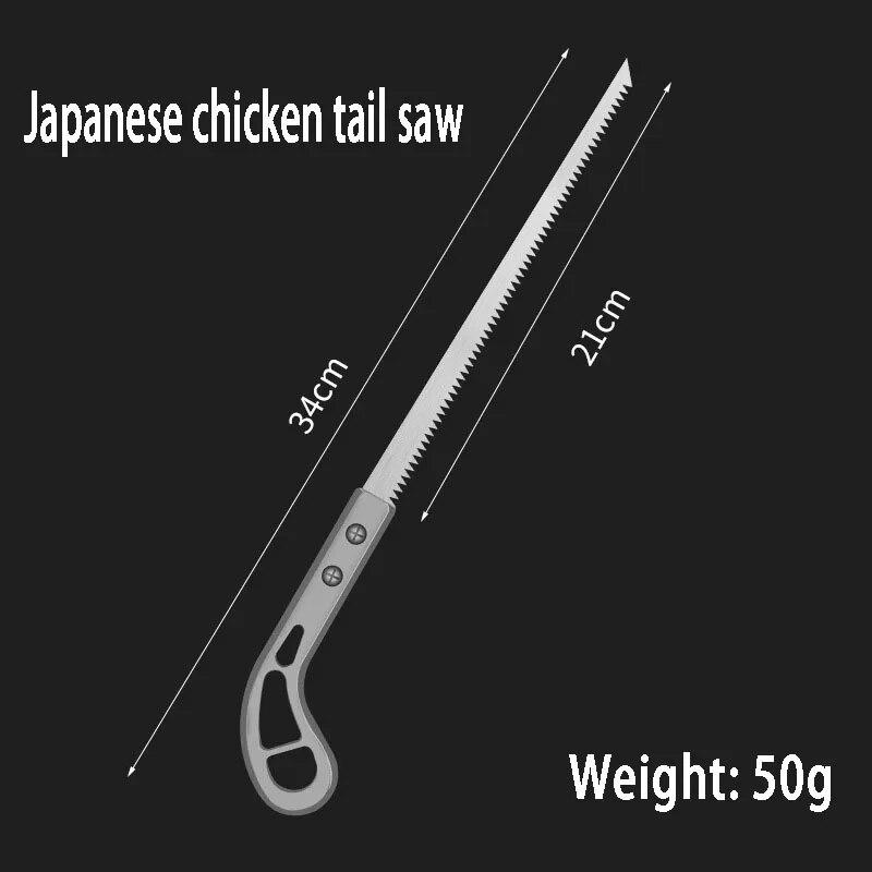 Съемная пила для куриного хвоста, садовая, садовая, валка деревьев, быстрая резка, экономичная обработка древесины