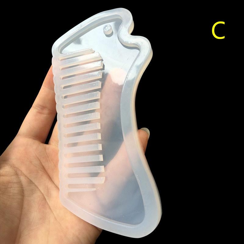 1 шт. расческа УФ-Скрапбукинг силиконовая форма DIY Смола декоративная форма для изготовления ювелирных изделий эпоксидная смола