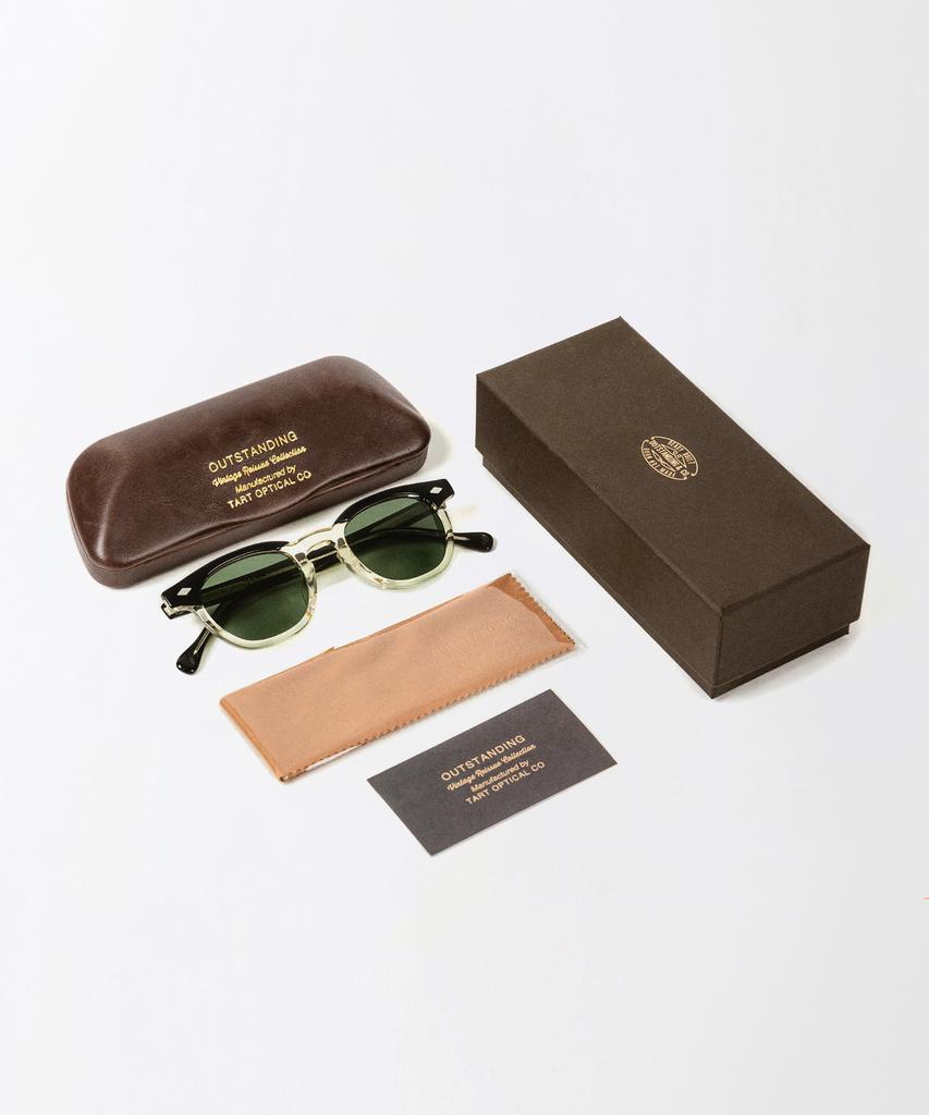 OUTSTANDING Exp-50S Wellington Sunglasses_Yellow Crystal/Black