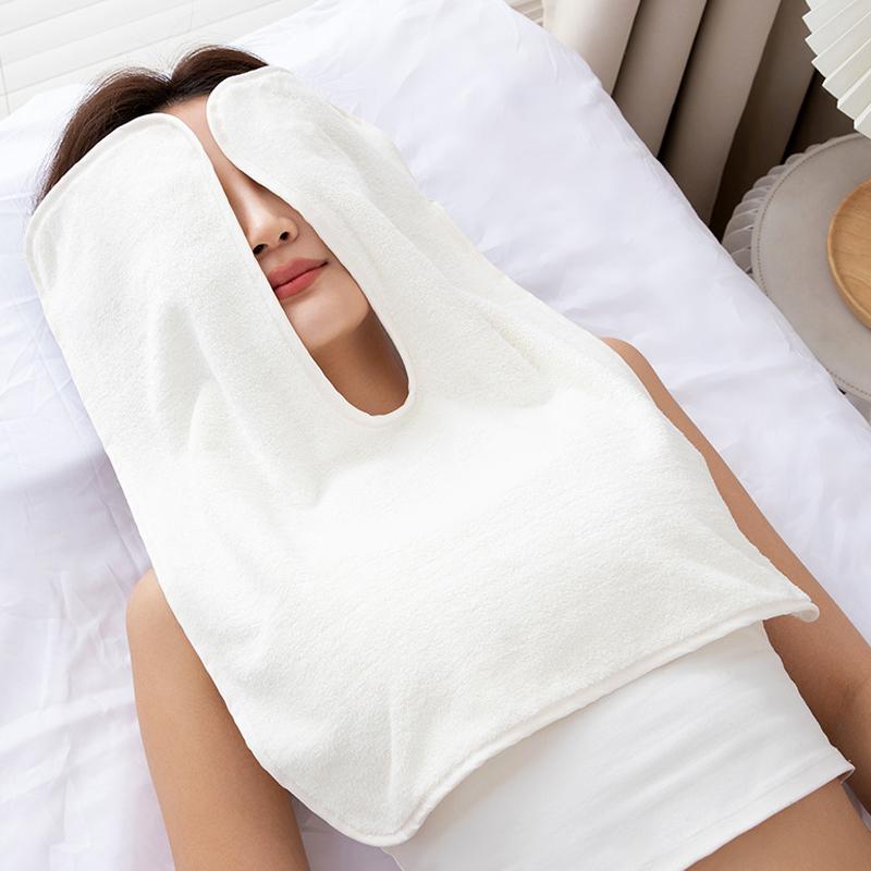 Коралловый флисовый U-образный полотенце для салона красоты, впитывающий грязь и воду