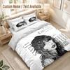 Taylor Swift Bedding Set, 1 Duvet Cover & 2 Pillowcases Soft Comfortable Bedroom Home Textile Decor