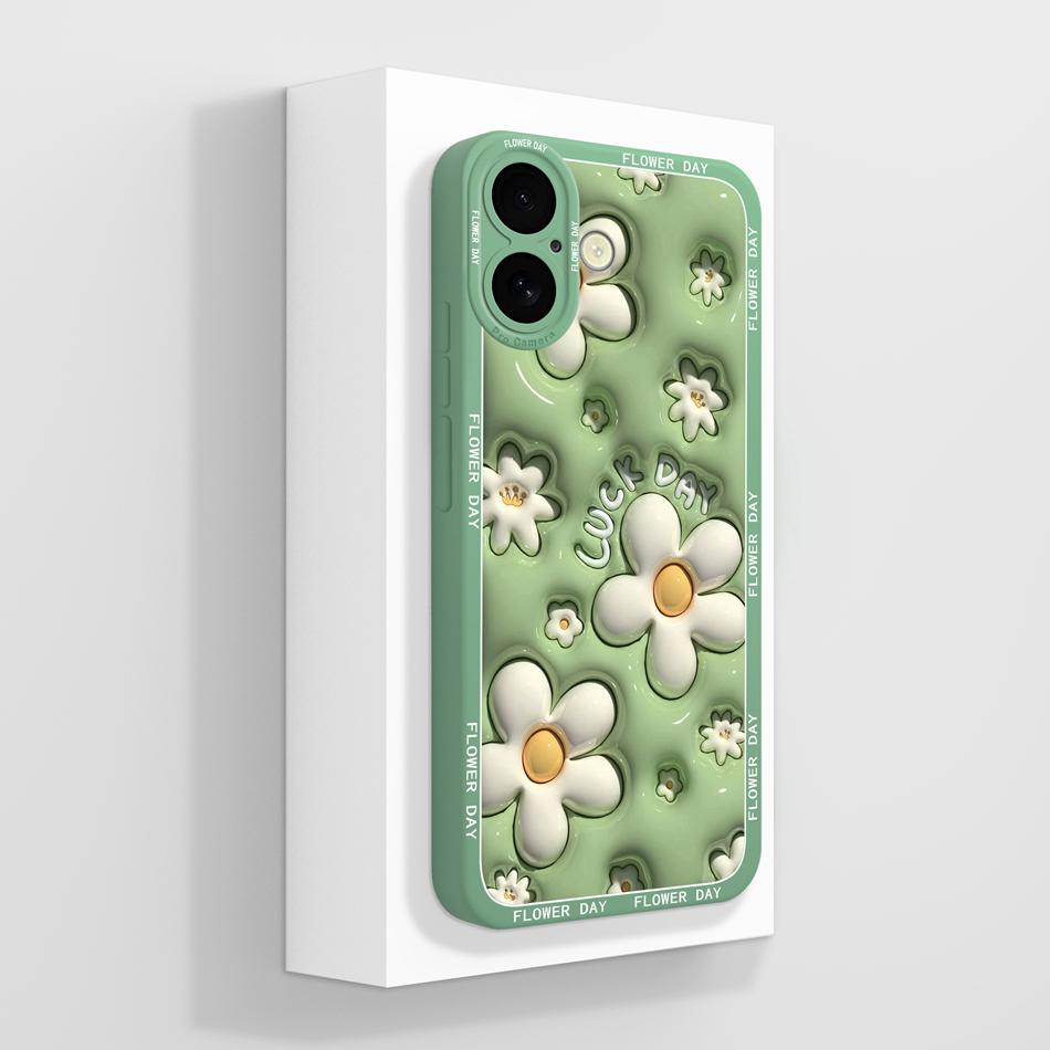 Cute Panda Case For iPhone 16 /16Plus/16Pro/16ProMax iPhone16+ Back Cover Sof Liquid Silicone Full Protection Bumper Funda Coque