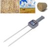 Портативный измеритель влажности сена с подсветкой дисплея Высокоточный тестер влажности сена для зерновых, соломы, фуража, травы, отрубей
