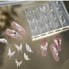 Creative Crystal Nail Art Mold for 3D Flower Butterfly Designs Perfect for Home Manicures