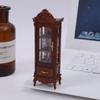 1/12 Кукольный домик Винтажный Имитация Шкаф для хранения Витрина Модель Кукольный дом Гостиная Винный шкаф Мебель Декор Игрушка