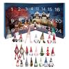 2025 Christmas Gnome Holidays Advent Calendar with Gnome Plush Toys 24 Days Xmas Countdown Calendar for Kids