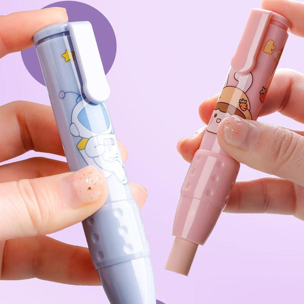 Подарок для детей Нажимной карандаш Ластик Сменный резиновый стержень Механический ластик Ластик в виде ручки