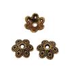 50Pcs Bead Caps Charms For Jewelry Making Antique Gold Color 10X4mm
