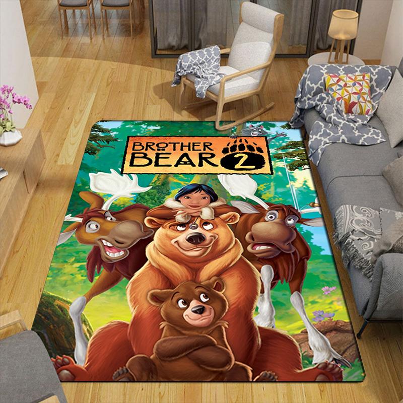 Brother bear Rug Floor Mat for Living Room or Bedroom Soft and Comfortable Carpet a Gift for Birthday and Holiday.DFF0925329