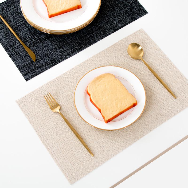 Japanese-style Western food mat Non-slip mat Plate mat Nordic baking Heat-resistant hotel bowl mat Heat insulation Non-slip mat Tableware